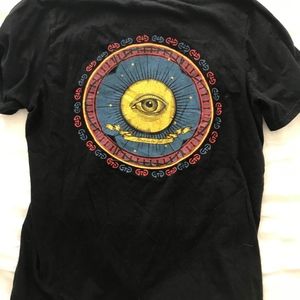 Tarot style black urban tee